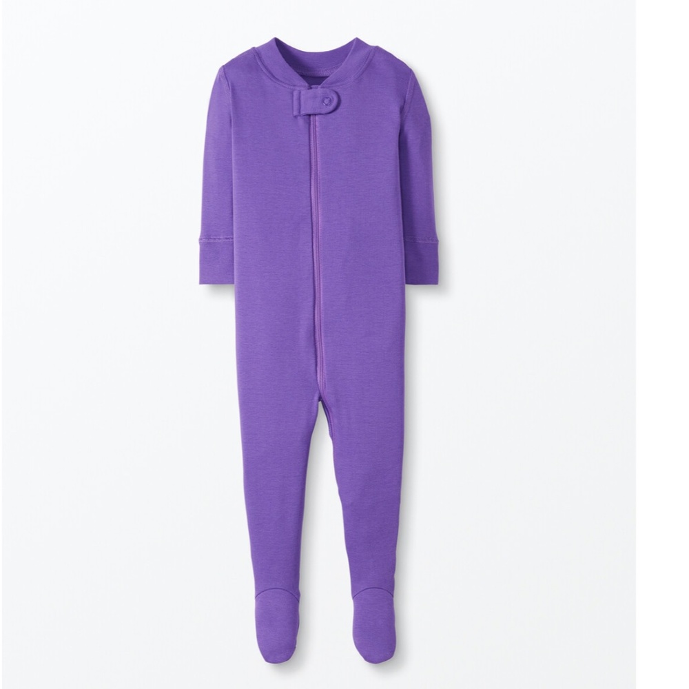 NWT Organic Cotton Purple Hanna Andersson Footies